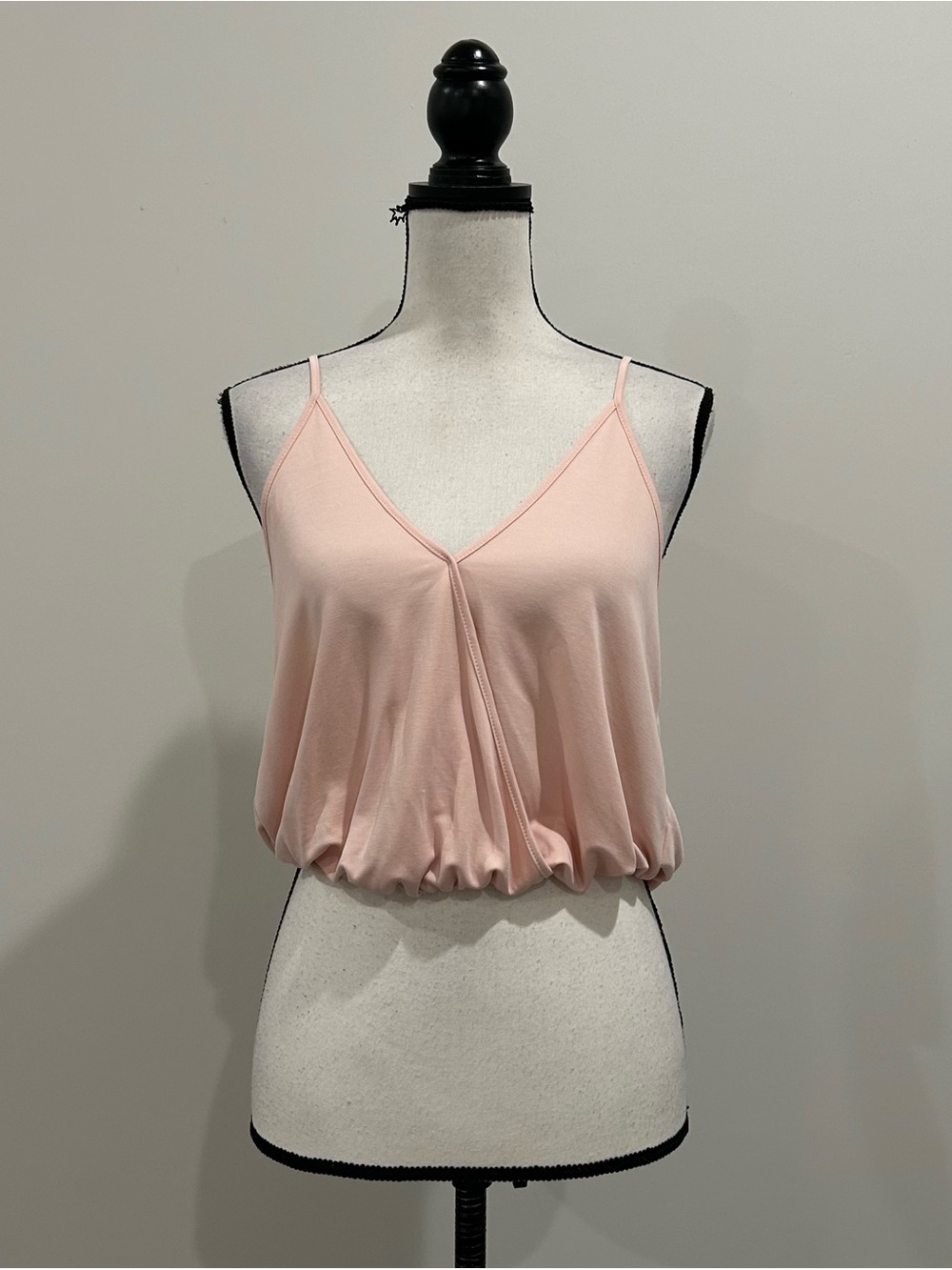 Double Zero Cropped Surplice Top